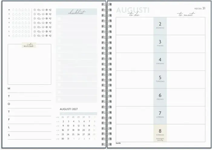Kalender 2027 Life Planner To Do