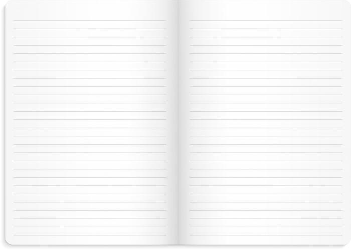 Notebook Flower & Notes A5 2-pack 