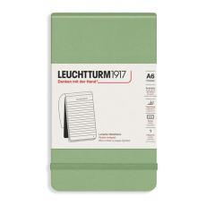 Leuchtturm1917 Reporter Notepad A6 hard cover Ruled Sage
