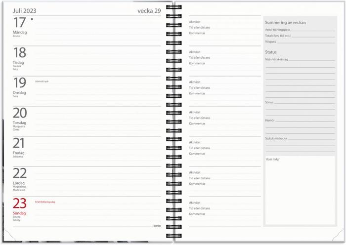 Träningskalender A5 2022-2023