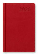 Kalender Letts Verona Mini Röd 2026