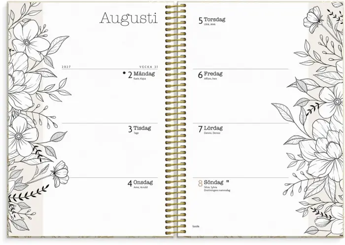 Kalender Life Planner Bloom 2027