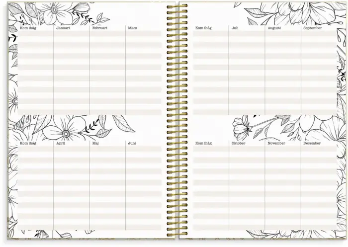 Kalender Life Planner Bloom 2027