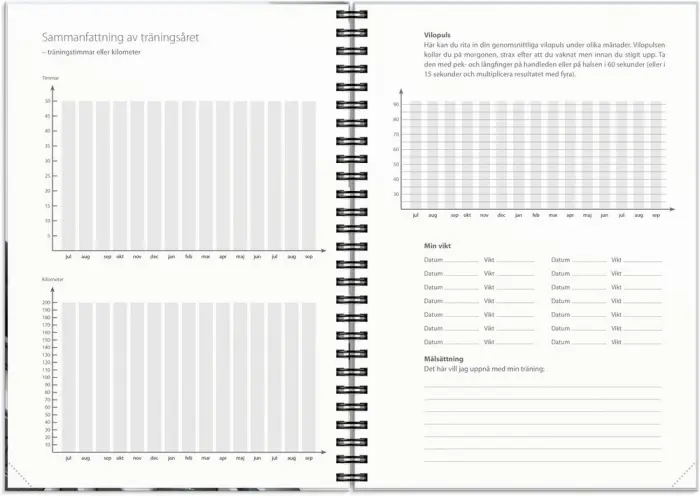 Träningskalender A5 2022-2023