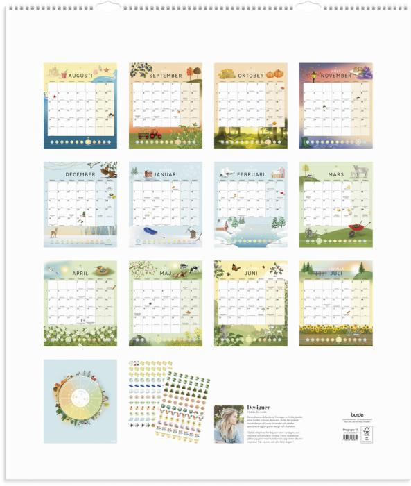 Klassrumskalendern 2026 - 2027 60x70cm 