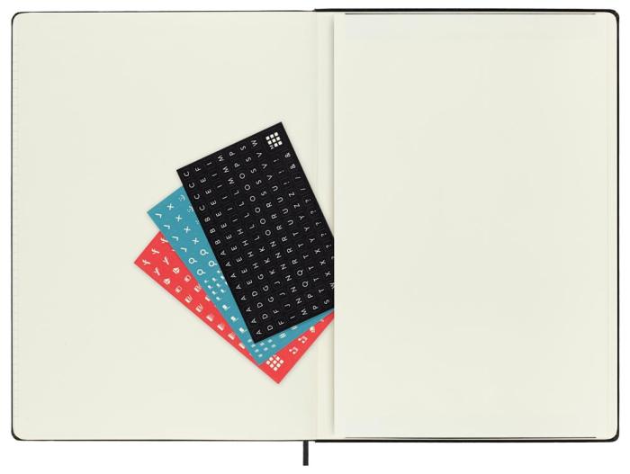 Moleskine 2023 Pro Veckokalender Vertical A4 Svart Hård