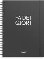 Kalender 2027 F&aring; det gjort svart