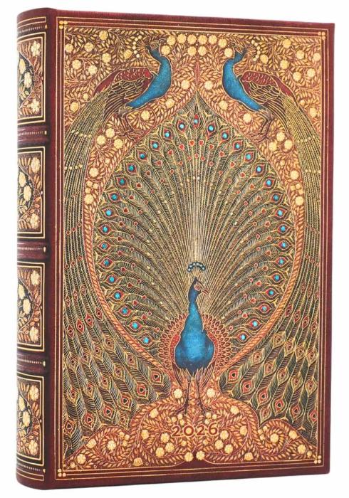 Kalender Paperblanks Haifiz´s Peacocks Mini Day 2026