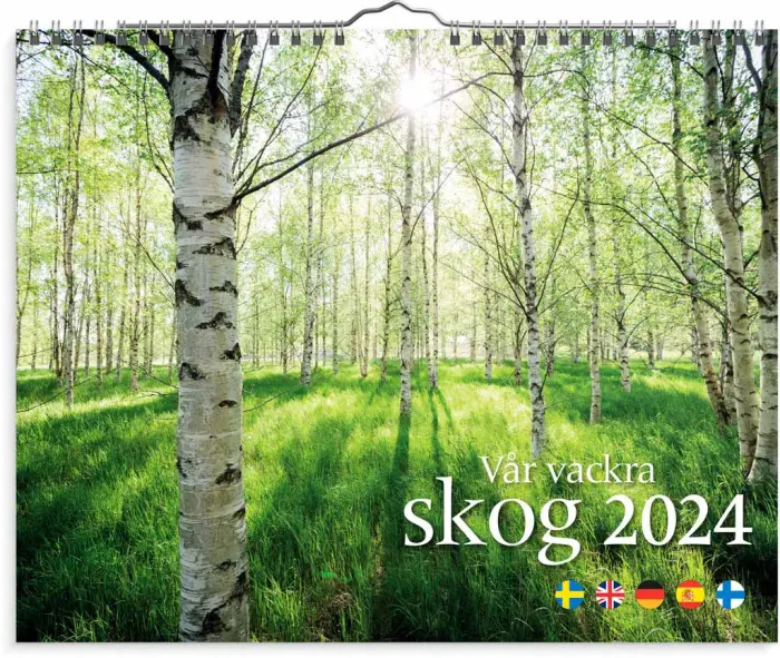 Väggkalender Vår vackra skog 2024