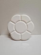 Plastpalett dubbel 7 hål blomma 