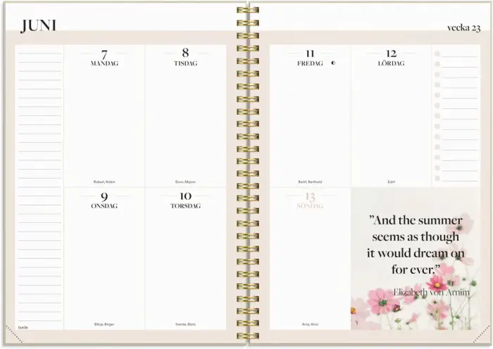 Kalender 2027 Life Planner Inspiration 