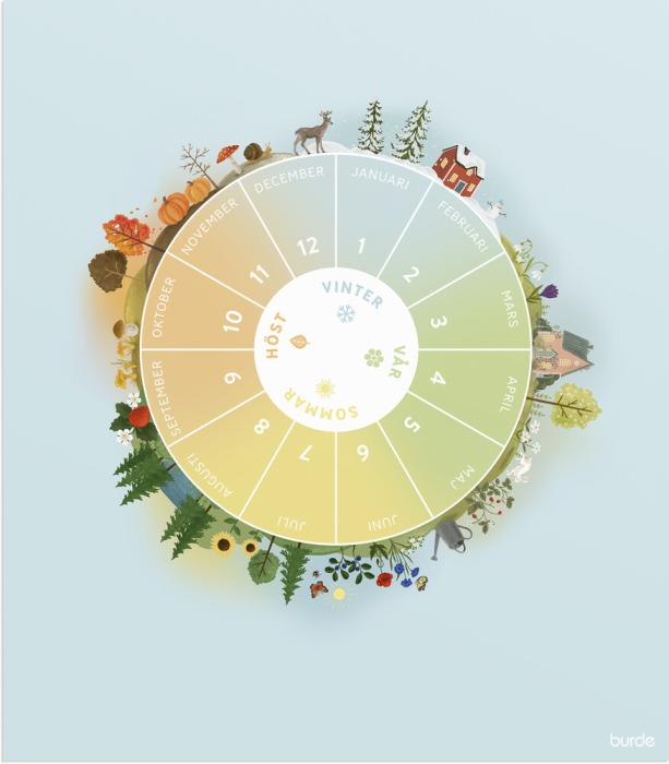 Klassrumskalendern 2026 - 2027 60x70cm 