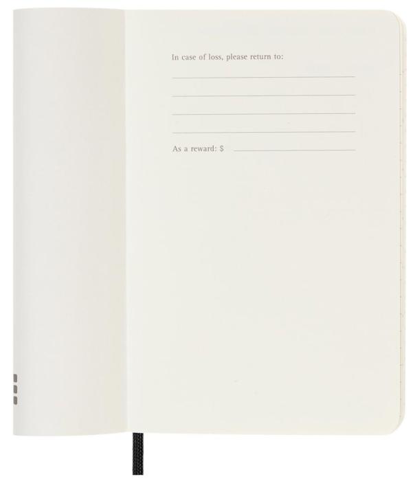 Moleskine Horizontal Weekly Black soft pocket 2023
