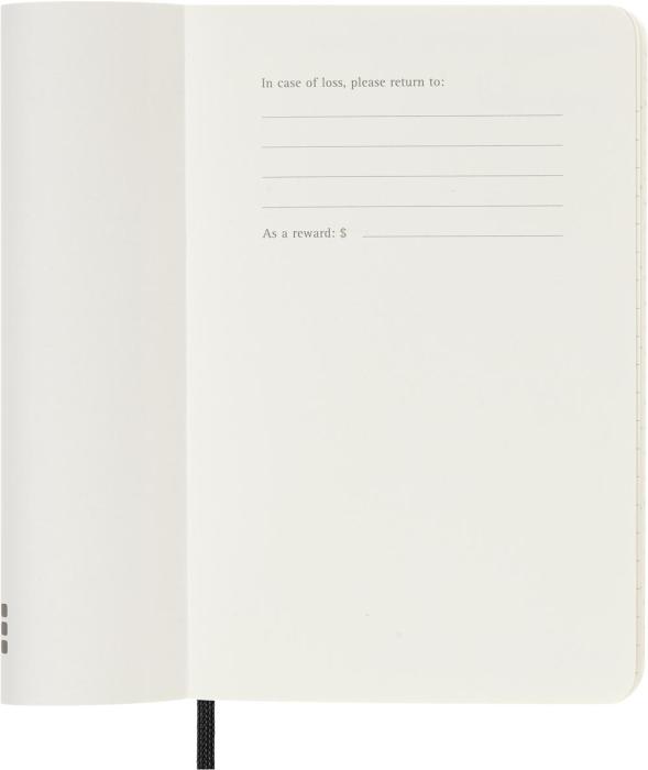 Moleskine Veckokalender Pocket Svart soft 26/27