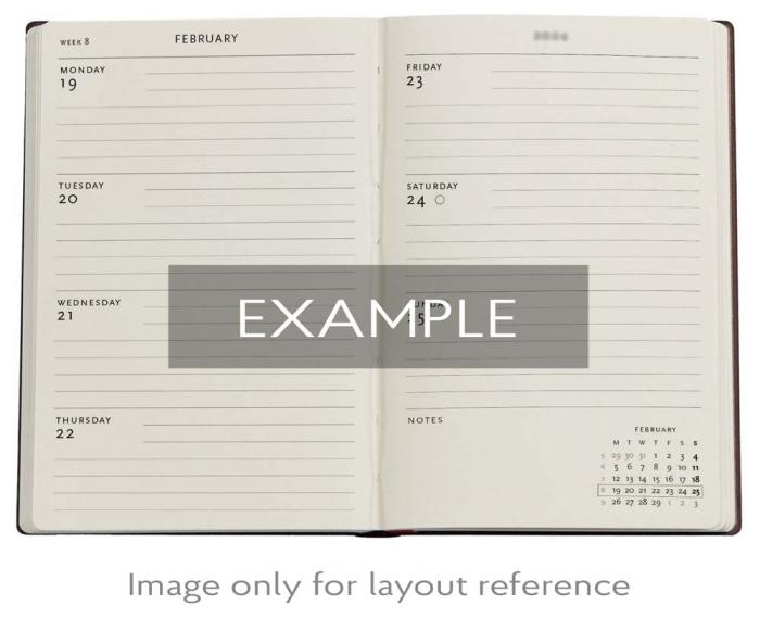 Kalender Paperblanks Celestial Magic Horizontal Mini 2026