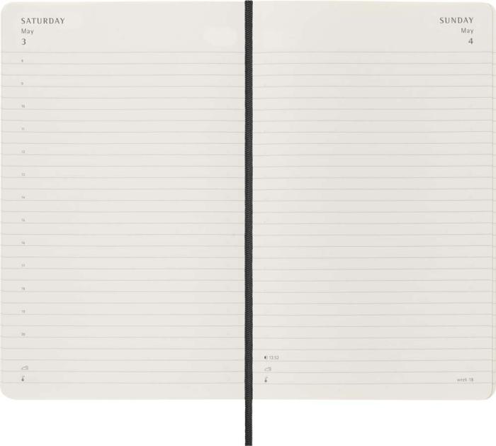 Moleskine Daily Black Soft Large 2025