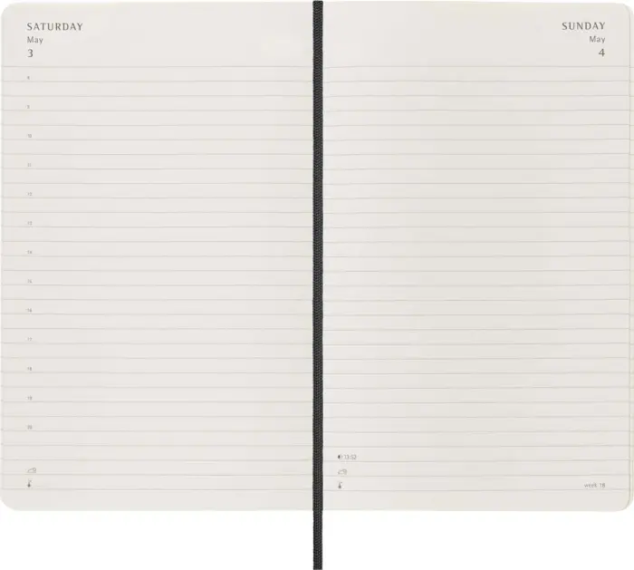 Moleskine Daily Black Soft Large 2025