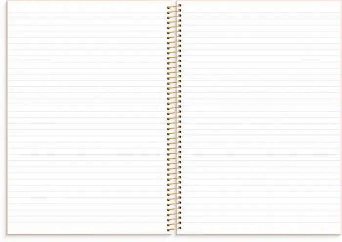 Linjerad Notebook A4 Pink 