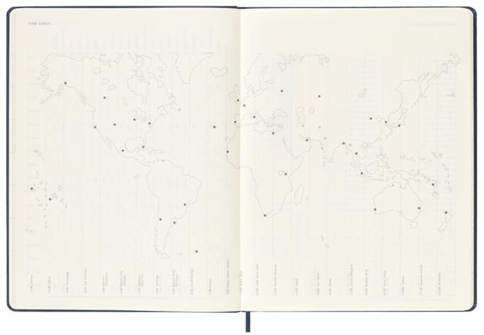 Moleskine Weekly Notebook Blue hard XL 2023