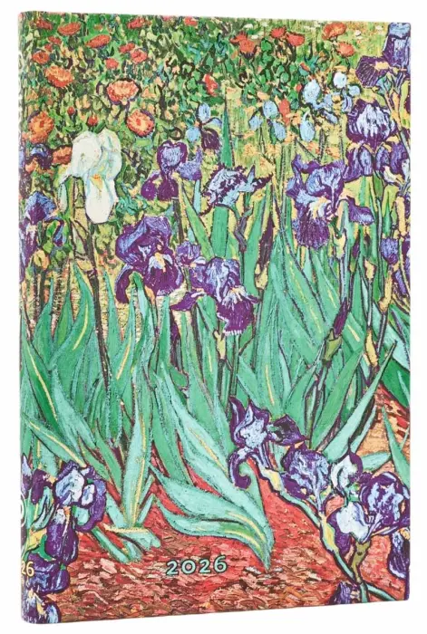 Kalender Paperblanks Van Gogh´s Irises Horizontal Mini 2026