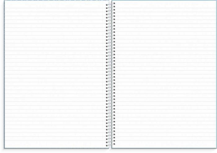 Linjerad Notebook A4 Circles
