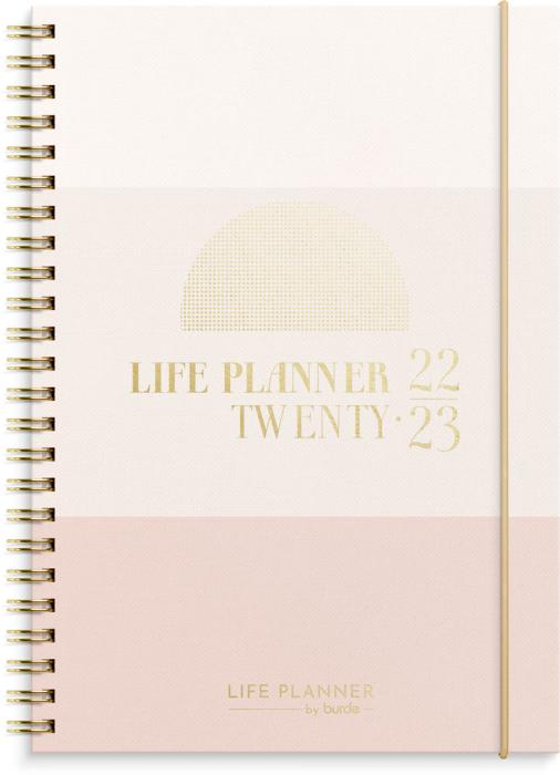 Life Planner Pink Horisontell 2022-2023