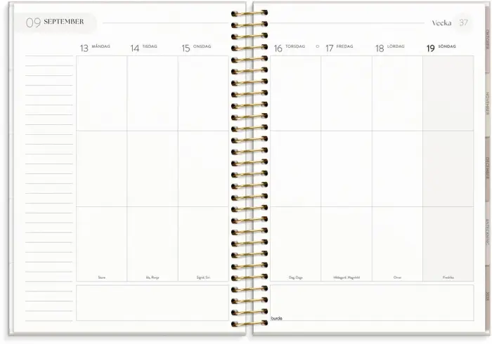 Kalender Life Organizer A5 2027