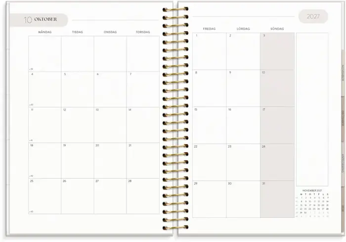 Kalender Life Organizer A5 2027