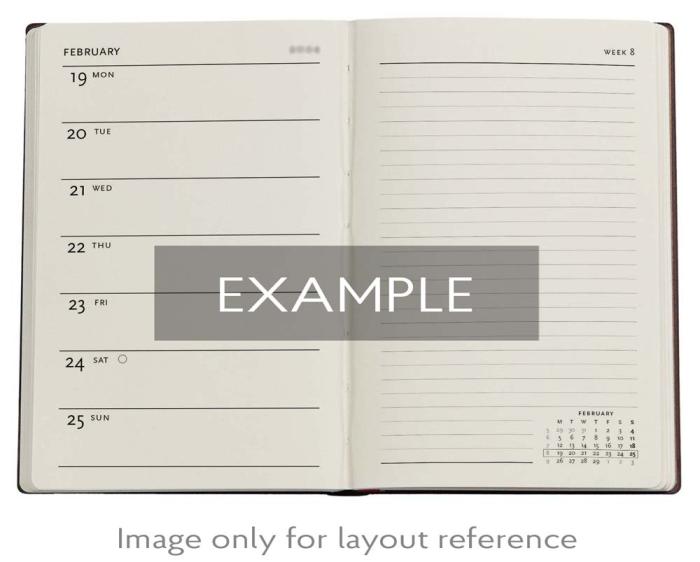 Kalender Paperblanks Terracotta Pots Verso Mini 2026
