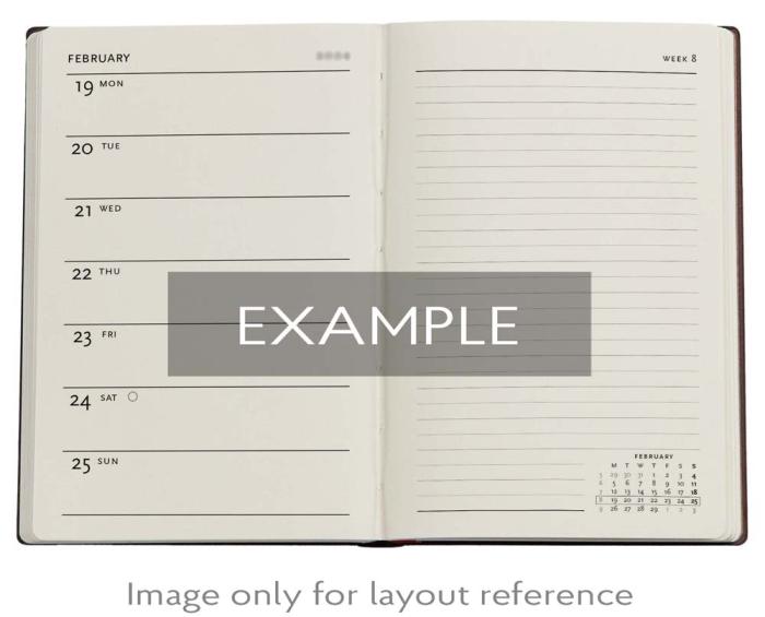 Kalender Paperblanks Orchard Verso Mini 2026
