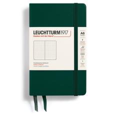 Leuchtturm A6 hard 187s Forest Green dotted