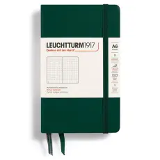 Leuchtturm A6 hard 187s Forest Green dotted