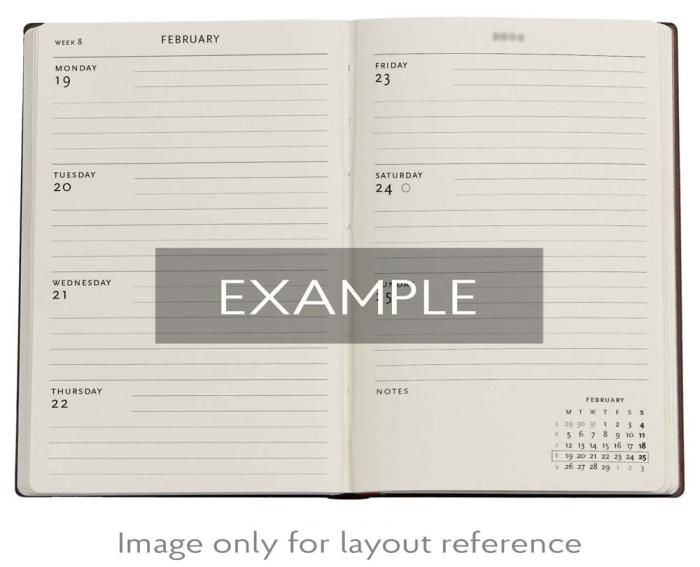 Kalender Paperblanks Poetry in Bloom Horizontal Midi 2026