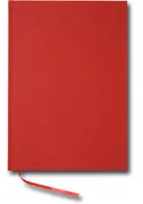 Olinjerad Blank Book A4 192 sidor Red