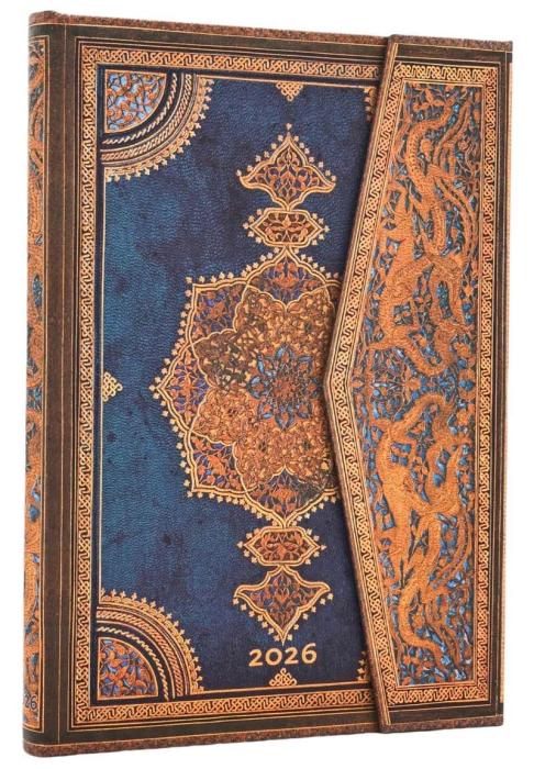 Kalender Paperblanks Safavid Indigo Horizontal Midi 2026