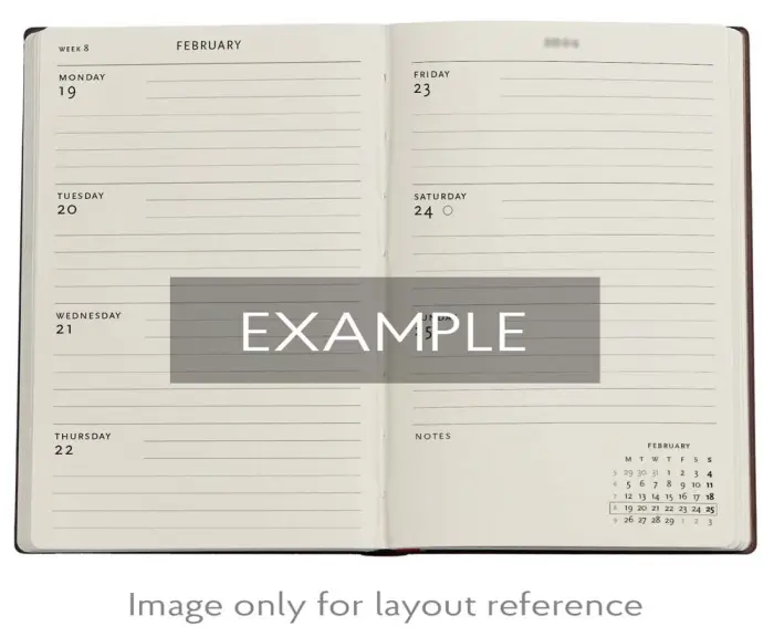 Kalender Paperblanks Safavid Indigo Horizontal Midi 2026