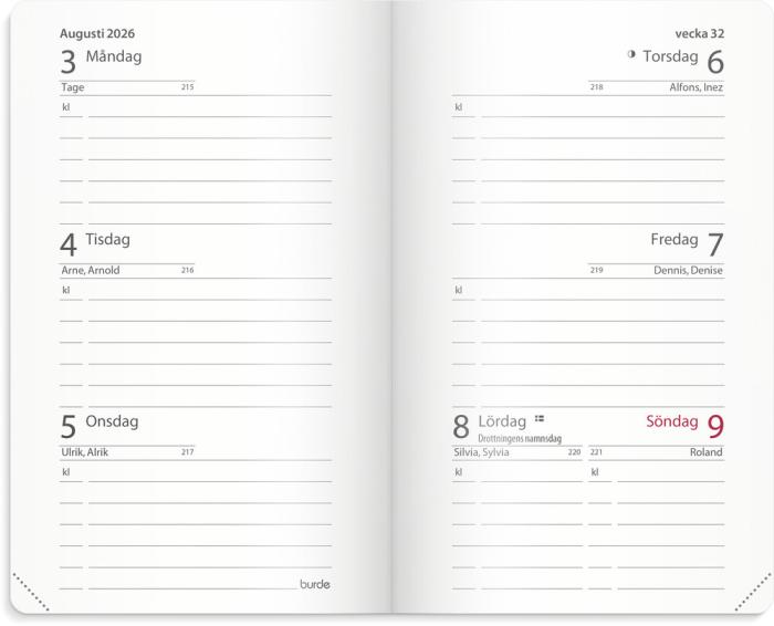 Elevkalender Mini Basic 2026-2027