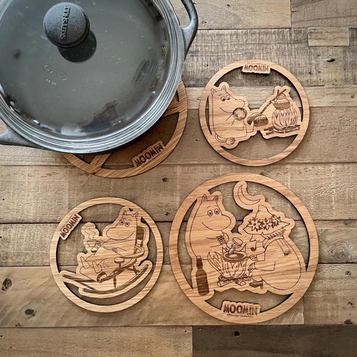 Grytunderlägg - Moomin by Varberg Laser