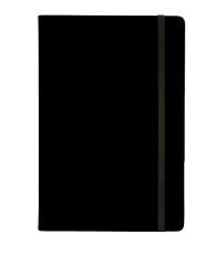 PU Notebook A5 linjerad Svart