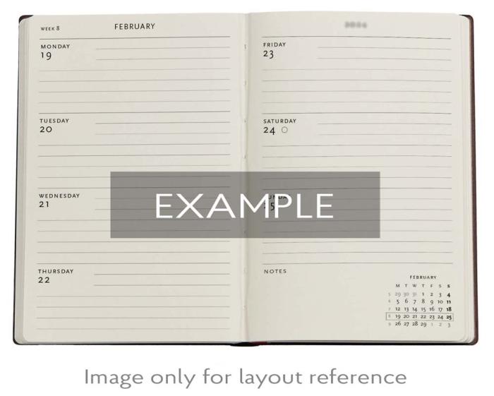 Kalender Paperblanks Frog Prince Horizontal Midi 2026