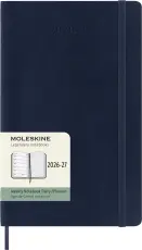 Moleskine Veckokalender L Soft 26/27 Sapphire Blue 
