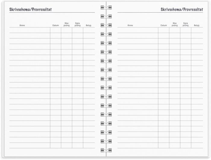 Fickalender lilla studieåret Fashion Line 2026-2027