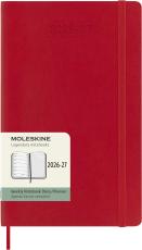 Moleskine Veckokalender L Soft 26/27 Red