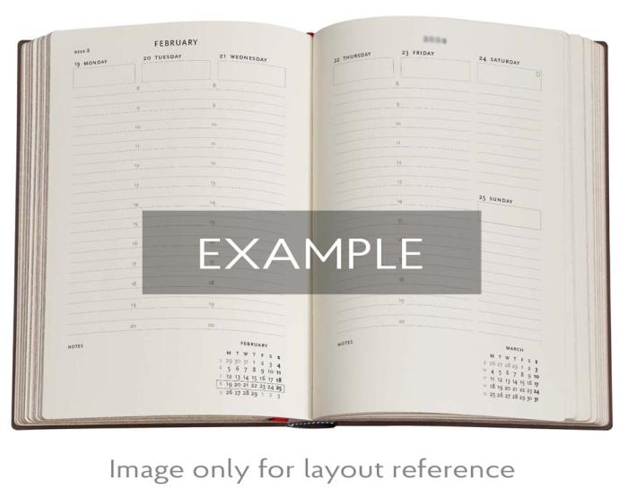 Kalender Paperblanks Safavid Indigo Horizontal Midi 2026