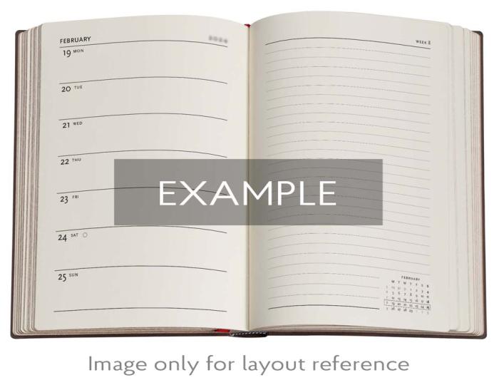 Kalender Paperblanks Poetry in Bloom Verso Midi 2026