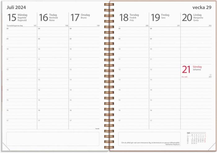 Kalender Study A5 Story beige 2023-2024