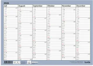 V&auml;ggblad A4 2026-2027