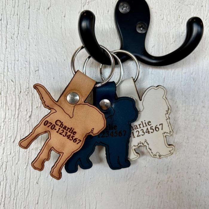 ID-bricka Läder - Valfri ras 