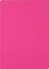 Anteckningsbok A4 olinjerad linnetextil cerise