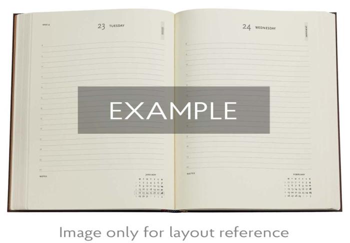 Kalender Paperblanks Gaudis Sun Ultra Day 2026 